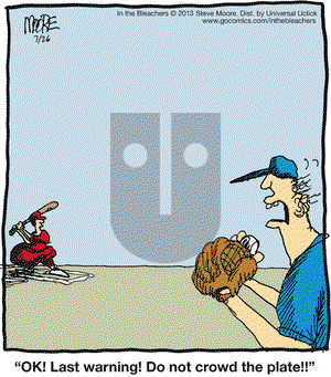 In the Bleachers on Friday July 26, 2013 Comic Strip