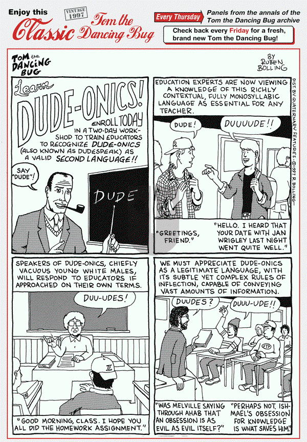 Tom the Dancing Bug on Thursday June 8, 2017 Comic Strip