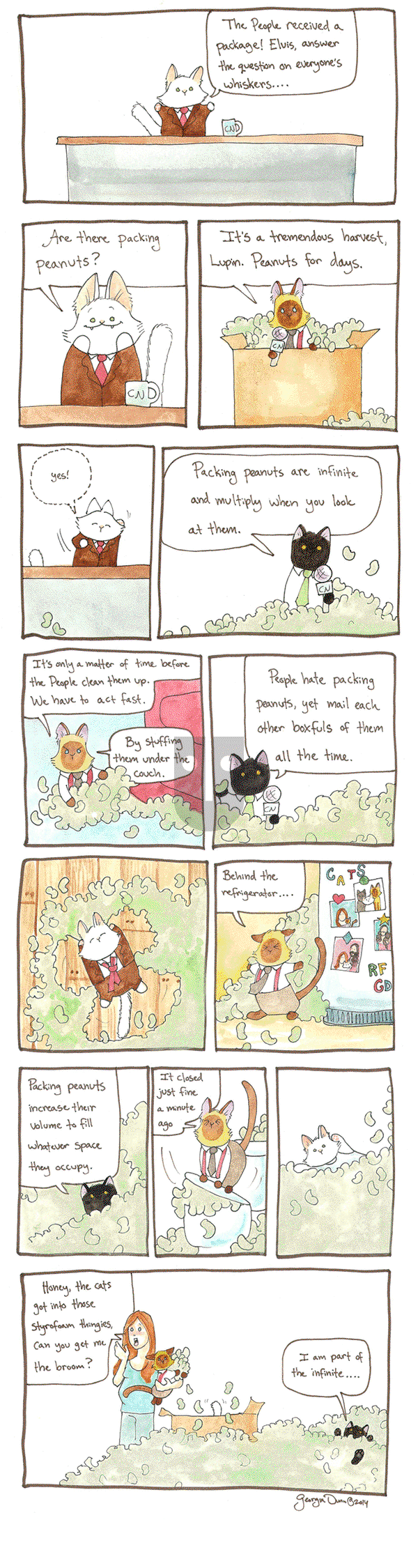 Breaking Cat News on Thursday March 26, 2015 Comic Strip