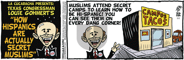 La Cucaracha on Thursday May 2, 2013 Comic Strip