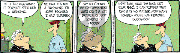 The Buckets on Wednesday April 22, 2015 Comic Strip