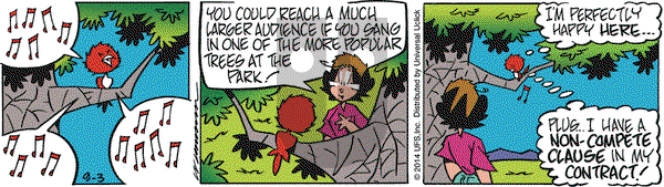 Rose is Rose on Wednesday September 3, 2014 Comic Strip