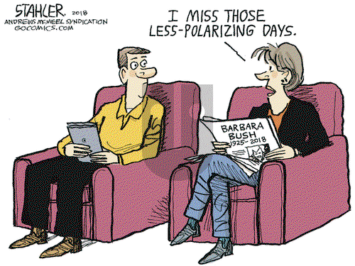 Jeff Stahler on Thursday April 19, 2018 Comic Strip