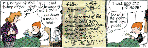 Cul de Sac on Thursday February 12, 2015 Comic Strip