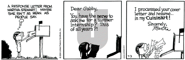 Grand Avenue on Saturday July 3, 2004 Comic Strip