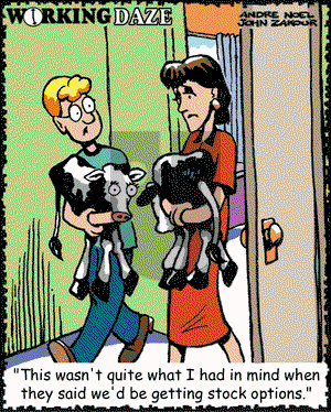 Working Daze on Saturday April 13, 2002 Comic Strip