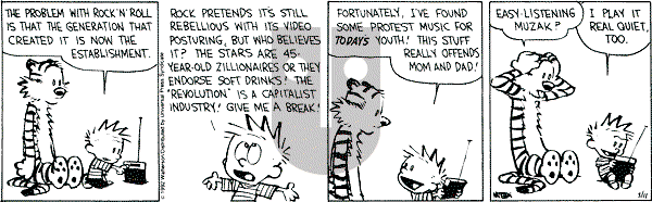 Calvin and Hobbes - Wednesday March 11, 1992 Comic Strip