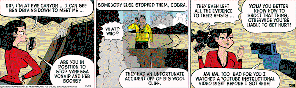 Rip Haywire on Tuesday February 13, 2018 Comic Strip