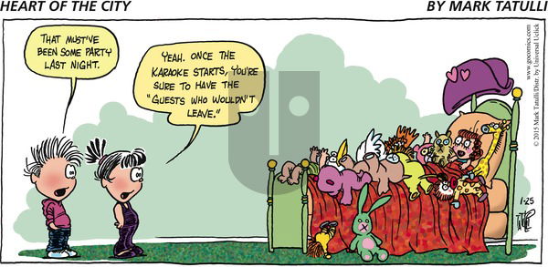 Heart of the City on Sunday January 25, 2015 Comic Strip