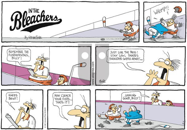 In the Bleachers on Thursday October 23, 1997 Comic Strip