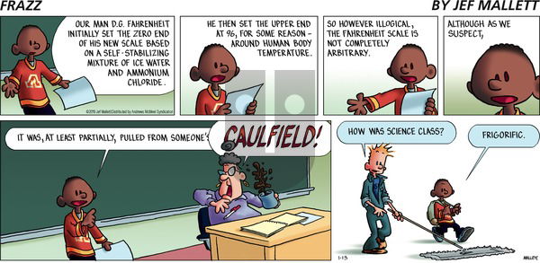 Frazz on Sunday January 13, 2019 Comic Strip