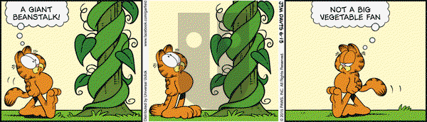Garfield on Saturday June 13, 2015 Comic Strip