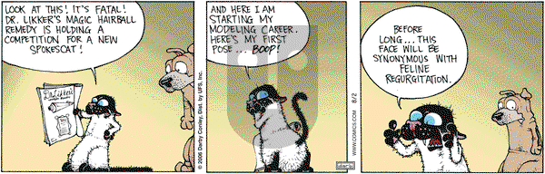 Get Fuzzy on Wednesday August 2, 2006 Comic Strip