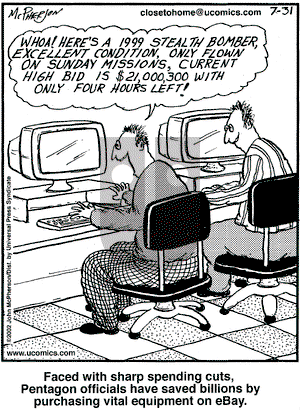 Close to Home on Wednesday July 31, 2002 Comic Strip