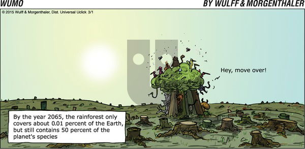 WuMo on Sunday March 1, 2015 Comic Strip