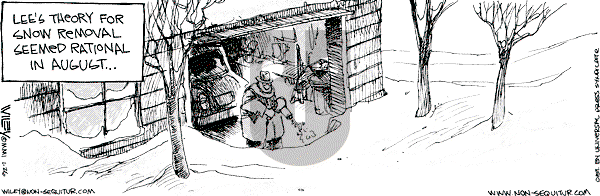 Non Sequitur on Friday January 26, 2001 Comic Strip
