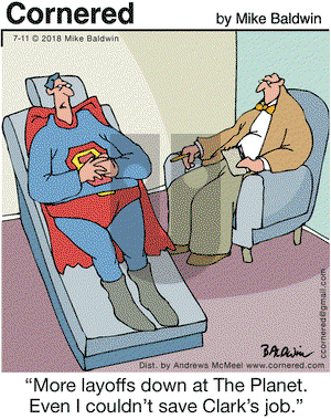 Cornered on Wednesday July 11, 2018 Comic Strip