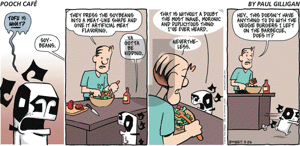 Pooch Cafe on Sunday September 26, 2010 Comic Strip