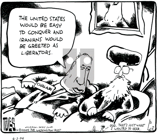 Tom Toles on Thursday June 3, 2004 Comic Strip