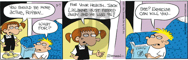 Soup to Nutz - Old on Monday March 7, 2011 Comic Strip
