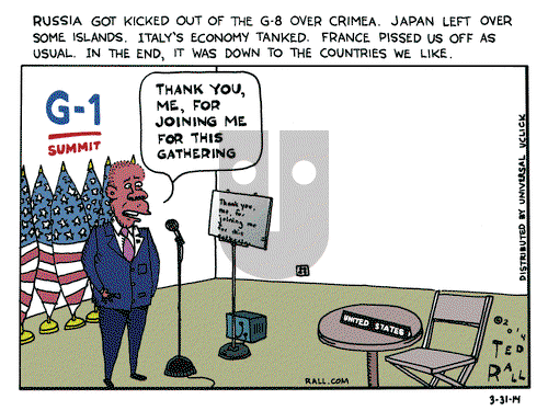 Ted Rall on Monday March 31, 2014 Comic Strip