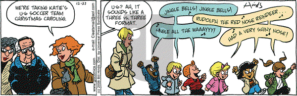 Cleats on Saturday December 23, 2006 Comic Strip