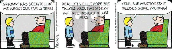 The Born Loser on Saturday April 7, 2018 Comic Strip