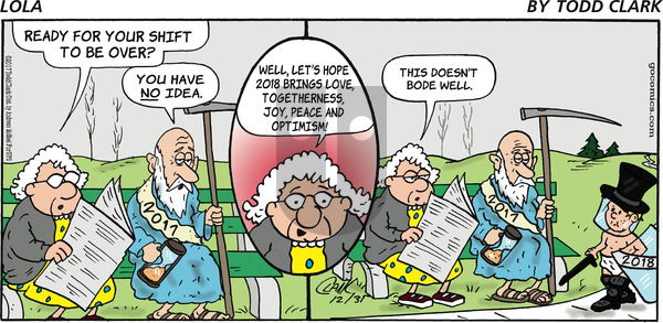 Lola on Sunday December 31, 2017 Comic Strip