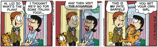Garfield on Friday August 17, 2007 Comic Strip