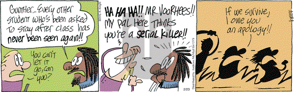 The Knight Life on Friday February 23, 2018 Comic Strip