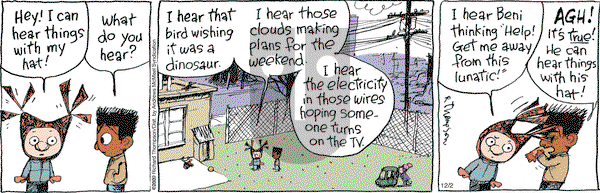 Cul de Sac on Monday December 2, 2019 Comic Strip