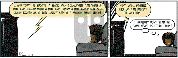 The Boondocks - Wednesday March 12, 2003 Comic Strip