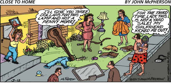 Close to Home on Sunday March 12, 2017 Comic Strip