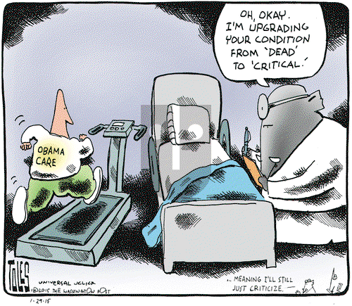 Tom Toles on Thursday January 29, 2015 Comic Strip