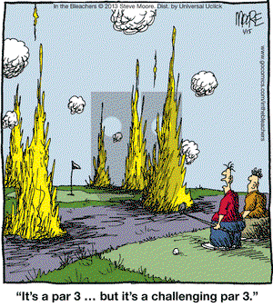 In the Bleachers on Tuesday January 15, 2013 Comic Strip