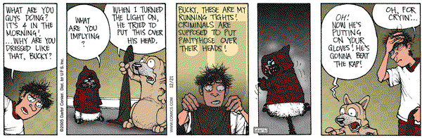 Get Fuzzy on Wednesday December 21, 2005 Comic Strip