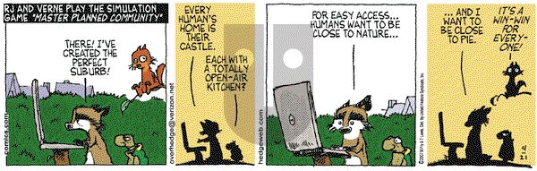 Over the Hedge on Saturday April 21, 2007 Comic Strip