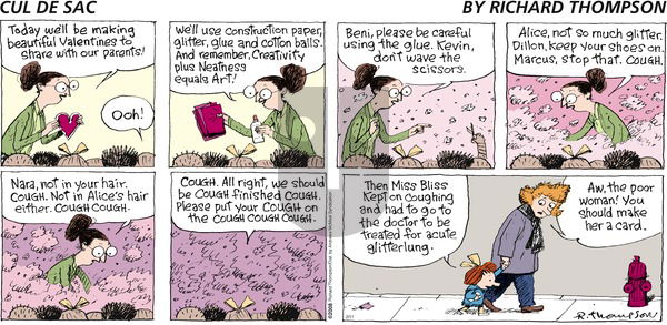 Cul de Sac on Sunday February 11, 2018 Comic Strip