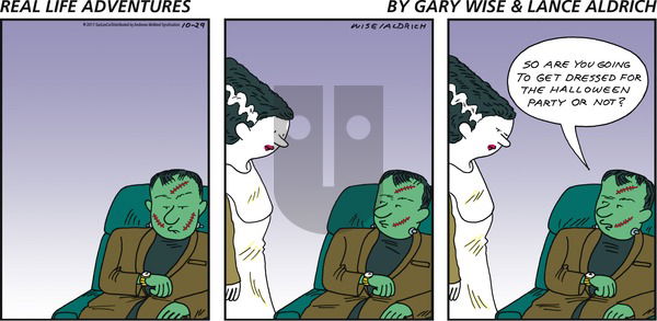 Real Life Adventures on Sunday October 29, 2017 Comic Strip