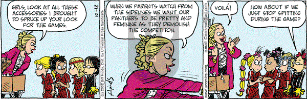 Cleats on Friday October 18, 2002 Comic Strip