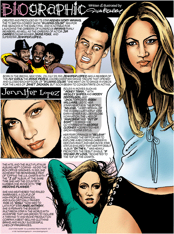 Biographic on Sunday May 27, 2007 Comic Strip