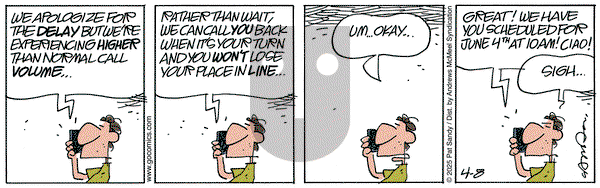 Next Door Neighbors on Tuesday April 8, 2025 Comic Strip
