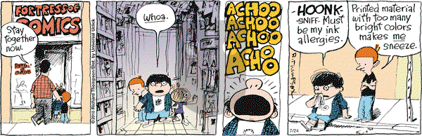 Cul de Sac on Friday July 24, 2015 Comic Strip