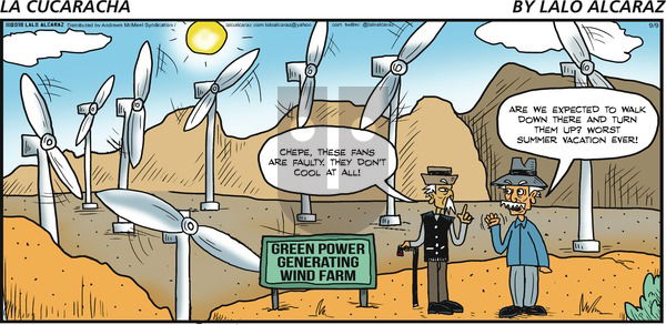 La Cucaracha on Sunday September 9, 2018 Comic Strip