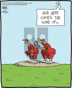 In the Bleachers on Friday May 26, 2017 Comic Strip