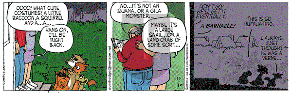 Over the Hedge on Monday October 30, 2006 Comic Strip