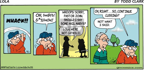 Lola on Sunday July 12, 2020 Comic Strip