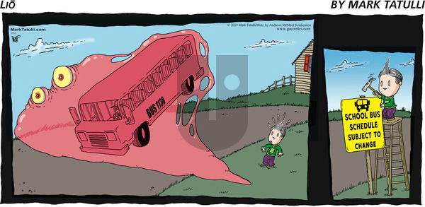 Lio on Sunday March 31, 2019 Comic Strip