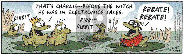 Frank and Ernest on Tuesday November 13, 2007 Comic Strip