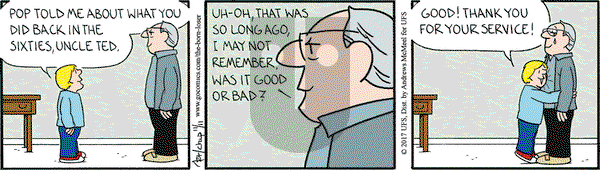 The Born Loser on Saturday November 11, 2017 Comic Strip